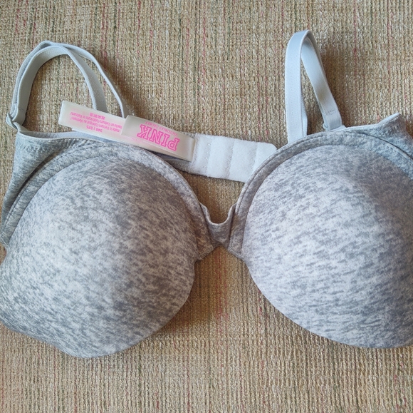 PINK Victoria's Secret Gray Women's Bra - Picture 1 of 4